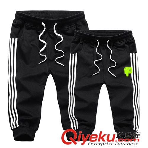 休閑運動褲 2015男士運動休閑七分褲 團購情侶短褲女生 批發定做團隊服原始圖片2