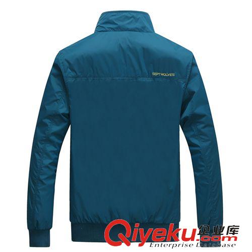 休閑服 夾克衫 風(fēng)衣 免費代理2015秋冬男士夾克立領(lǐng)時尚清爽休閑外套-8903原始圖片3