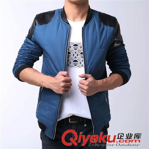 休閑服 夾克衫 風衣 2015秋冬新品 男士運動夾克 商務(wù)休閑立領(lǐng)外套韓版男裝 －F-311