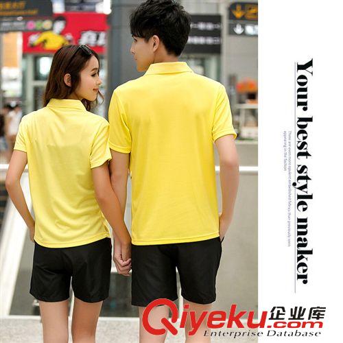 運動套裝 團購2015夏季短袖T恤運動套裝男女 翻領t恤情侶裝 休閑polo衫-821原始圖片2