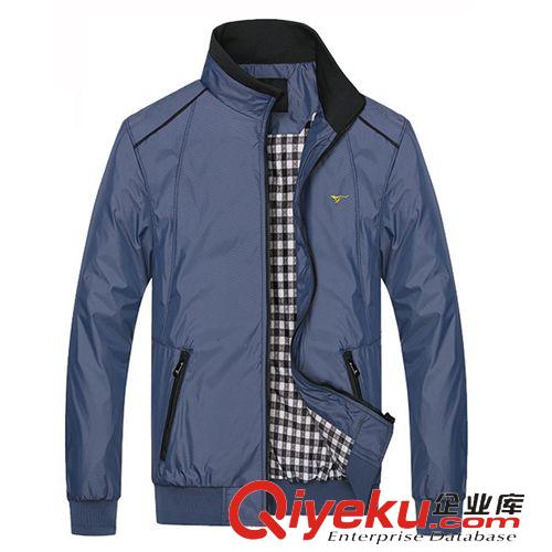 男裝品牌 2015秋冬新品 男士運動夾克 商務休閑立領外套韓版男裝 －F-311原始圖片2