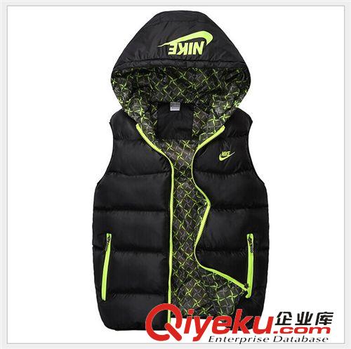 男裝品牌 品牌清倉(cāng)tj男式秋冬季休閑棉馬甲 運(yùn)動(dòng)馬夾韓版坎肩潮雙面穿原始圖片3