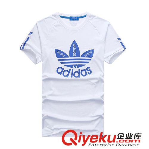 短袖T恤 2015新品T恤情侶運動短袖T恤男圓領純棉休閑印花半袖汗衫爆款310