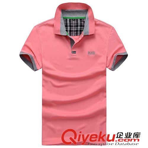短袖T恤 一件代發(fā)2015夏季新品T恤男士純棉雙層領短袖T恤韓版潮流T恤定制