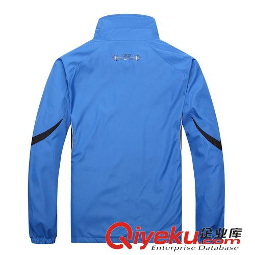 長袖套裝 一件代發春夏新品男士休閑運動套裝立領長袖運動服套裝團體服批發