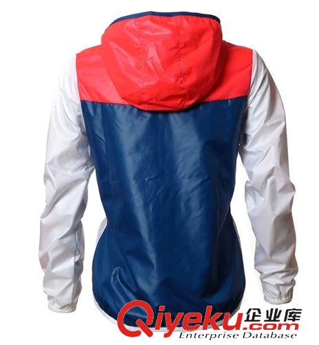 風(fēng)衣夾克 2015春夏楊穎同款運(yùn)動(dòng)風(fēng)衣輕薄透氣休閑拼色防曬衣服女裝外套批發(fā)原始圖片2