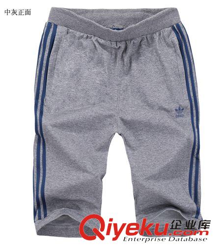 褲子 代發(fā) 春季品牌運動褲男純棉休閑男士運動七分褲收腿小腳衛(wèi)褲1597