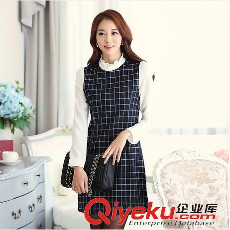 連衣裙系列 新品促銷 女裝時尚OL斗篷式兩件套 修身顯瘦碎花連衣裙 多種穿法