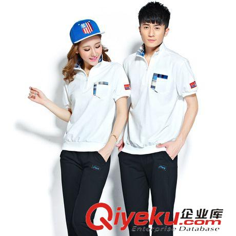 熱銷 火爆春秋夏季學(xué)生班服純棉短袖套裝休閑時(shí)尚男女士情侶套裝運(yùn)動(dòng)服原始圖片3