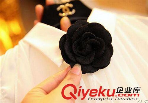 6月新款 2015韓國代購新款山茶花露肩雪紡襯衫歐根紗蓬蓬連衣裙兩件套裝女