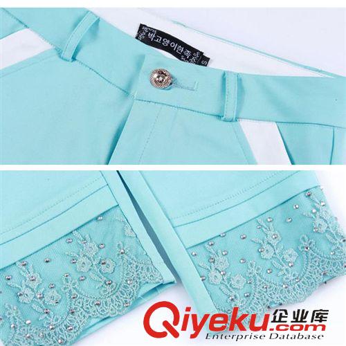 店主推薦 2015夏季新款女褲 糖果色七分褲夏顯瘦休閑鉛筆褲小腳褲一件代發(fā)