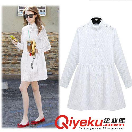歐洲站系列 2015新品歐洲站夏季女裝粉色原創(chuàng)印花短袖蓬蓬裙連衣裙