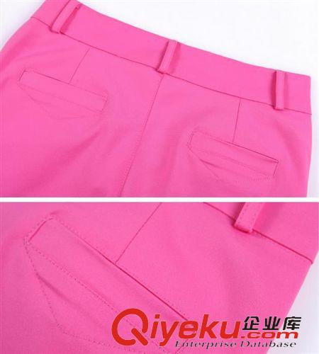 打底褲 休閑褲 2015春夏女裝 新款韓版修身休閑顯瘦糖果色鉛筆小腳褲長褲子女