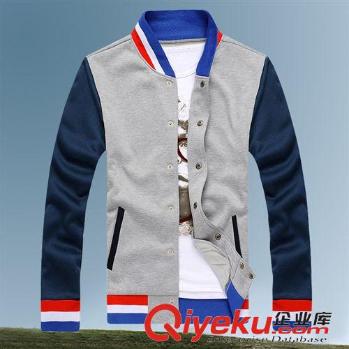 品牌夾克 男秋裝新品 男式棒球服 時(shí)尚修身立領(lǐng)薄款棒球服 潮流長袖棒球衫