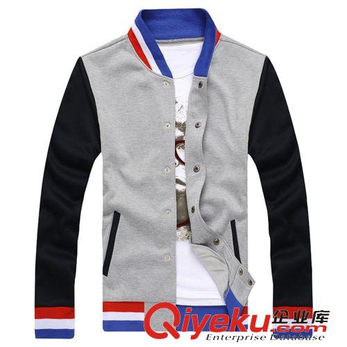 品牌夾克 男秋裝新品 男式棒球服 時(shí)尚修身立領(lǐng)薄款棒球服 潮流長袖棒球衫