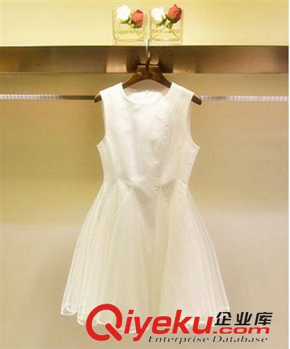 雪紡蕾絲系列 廠家 2015夏裝韓版女寬松套頭蕾絲拼接短袖雪紡衫大碼顯瘦 T恤