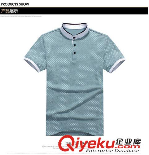 爆款推薦 2015新款夏季男士短袖T恤品牌休閑提花男士短袖t恤衫廠家直銷批發