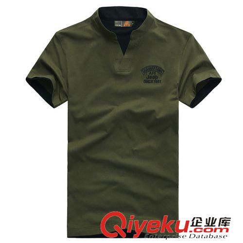 爆款推薦 廠家批發2015新款夏季翻領T恤 男士休閑短袖 品牌POLOt恤衫代發