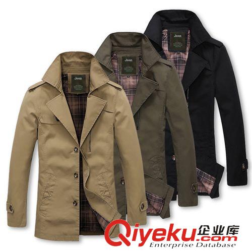 男夾克外套 新款男士夾克男裝秋冬外套男撞色拼接立領(lǐng)修身廠家直銷原始圖片2
