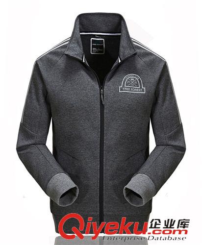 男夾克外套 中老年男裝秋冬外套棒球服長袖保暖滌棉休閑男士翻領衛衣代發