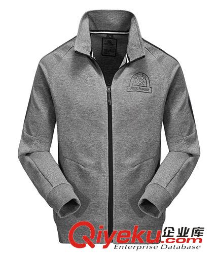 男夾克外套 中老年男裝秋冬外套棒球服長袖保暖滌棉休閑男士翻領(lǐng)衛(wèi)衣代發(fā)