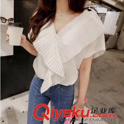 上裝 2015夏季新款韓版超閃兩色時尚刺繡咬唇莫代爾棉T恤衫女潮