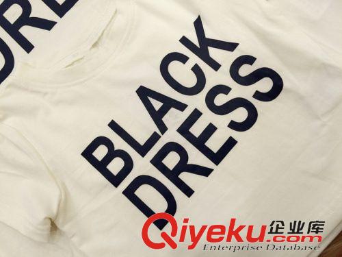 時尚親子裝 2015年夏裝新款時尚休閑印花英文純棉T恤衫親子裝原始圖片2