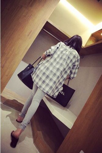防曬服 2015夏季新款時尚休閑經(jīng)典格紋長款防曬服女