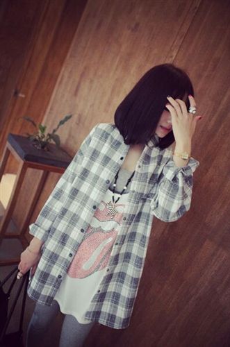 防曬服 2015夏季新款時尚休閑經(jīng)典格紋長款防曬服女
