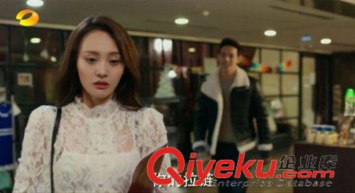 明星同款 2015相愛穿梭千年林湘湘鄭爽明星同款蕾絲連衣裙