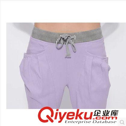七分褲、打底褲 廠家直銷2015女薄款七分褲夏顯瘦小腳休閑褲潮原始圖片2