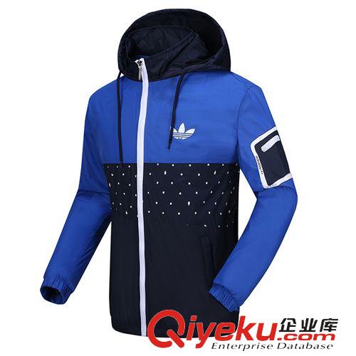 運動外套 明星款春裝新款時尚運動休閑薄款夾克風衣 男夾克實體店一件代發(fā)原始圖片2