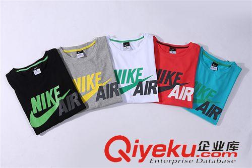 運(yùn)動T恤、POLO衫 廠家直銷2015新品t恤男士短袖休閑圓領(lǐng)運(yùn)動半袖男裝T恤一件代發(fā)