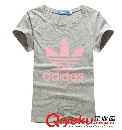 運動T恤、POLO衫 2015夏季新品運動短袖T恤女純棉圓領印花短袖修身t恤衫廠家直銷原始圖片2