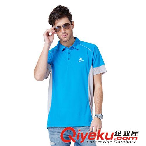 上新季 2015速干短T夏款 翻領拼接男速干衣 情侶POLO速干t批發5007