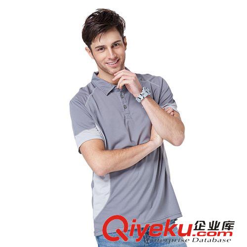 上新季 2015速干短T夏款 翻領拼接男速干衣 情侶POLO速干t批發5007