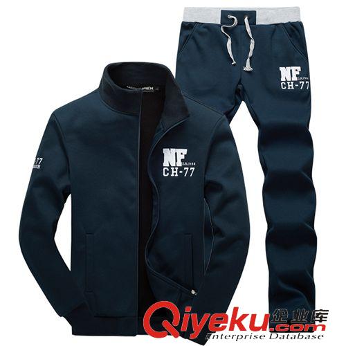 外套 秋季男裝 戶外運動休閑男棒球服長袖套裝 男士修身開衫衛衣套裝