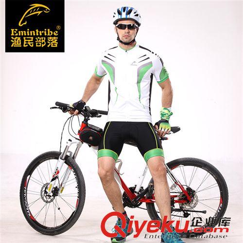 騎行用品 漁民部落夏季騎行服男 薄款透氣排汗山地車騎行服短袖套裝原始圖片3