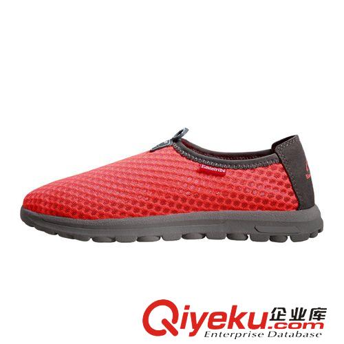 戶外鞋襪 漁民部落 戶外透氣排汗運(yùn)動(dòng)網(wǎng)鞋時(shí)尚情侶款超輕網(wǎng)面布休閑懶人鞋原始圖片3