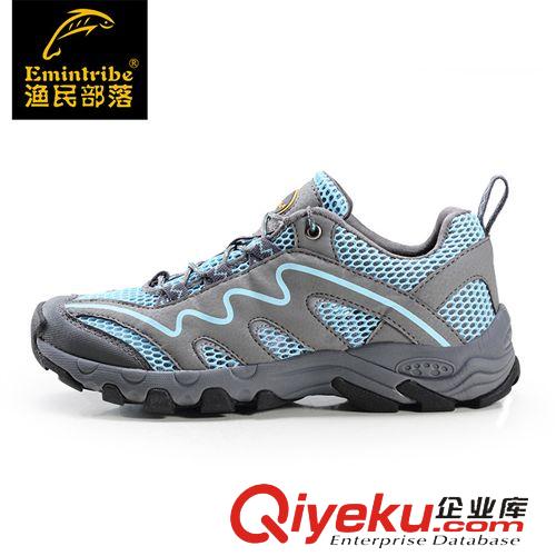 戶外鞋襪 漁民部落 戶外透氣排汗運(yùn)動(dòng)網(wǎng)鞋時(shí)尚情侶款超輕網(wǎng)面布休閑懶人鞋