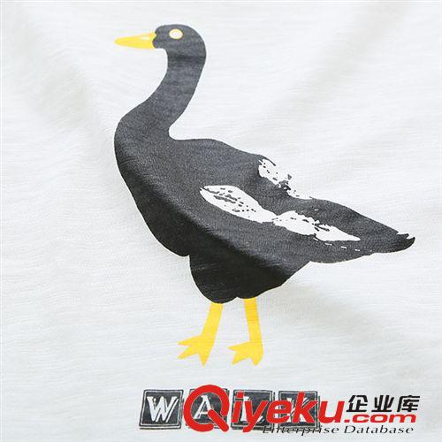 2015年6月新品 2015女士夏季兩件套 韓版卡通圖案T恤抽繩半身裙套裝兩件套女批發(fā)