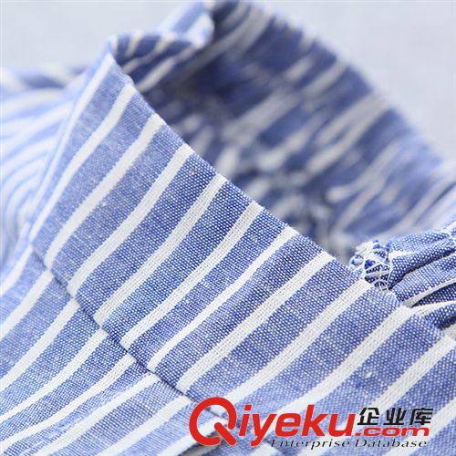 2015年5月新品 2015新款夏季半身裙 日系復(fù)古條紋顯瘦松緊腰百搭款半身中裙批發(fā)
