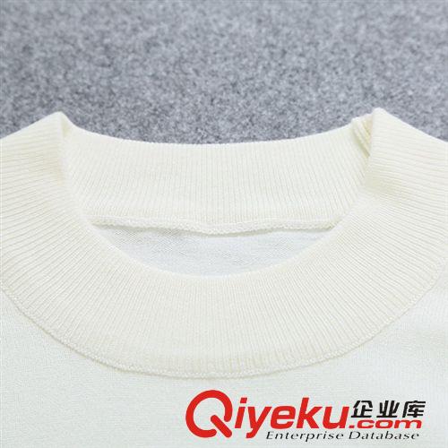2015年4月新品 2015夏裝新款女T恤衫批發 百搭人氣字母修身針織短袖t恤女打底衫原始圖片2