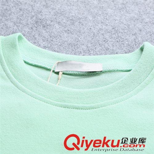 2015年1月新品 廠家供應(yīng)2015春裝新款女裝T恤衫 韓版七分袖寬松潮流字母女式T恤