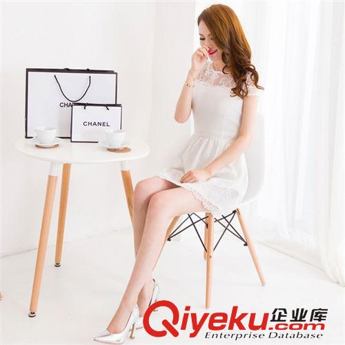 3月新款 2015夏裝新款女式娃娃領(lǐng)雪紡衫短袖寬松大碼中長(zhǎng)款小清新上衣