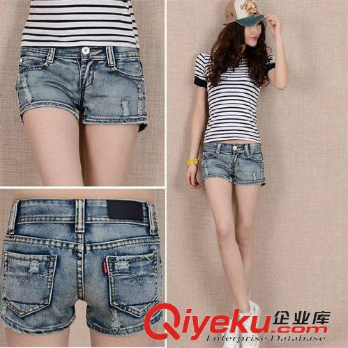 2015夏季新品 2015春季女裝新款 無縫印花彈力仿牛仔褲 顯瘦修身韓版九分打底褲