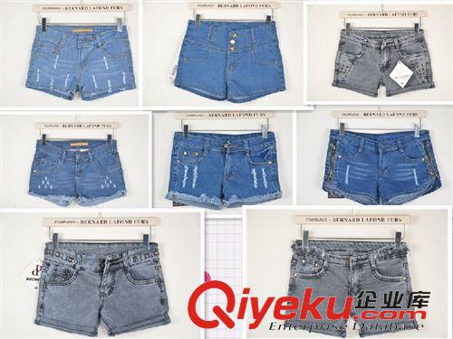 2015夏季新品 雜款女短褲/地攤女短褲/女士牛仔短褲夏裝雜款/庫存雜款/夜市貨源原始圖片3