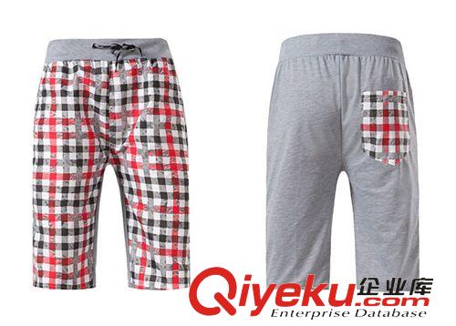 2015夏季新品 2015夏季新款薄款寬松休閑男士五分褲沙灘褲男式印花AB褲批發原始圖片3