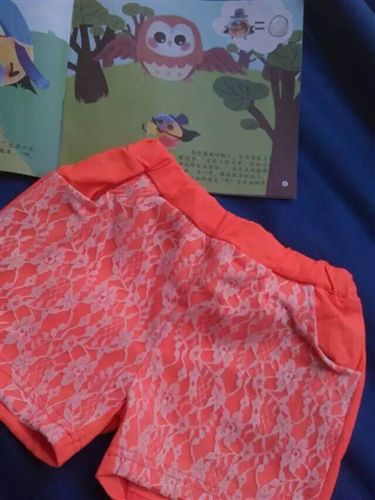 童裝 外貿(mào)童裝2015夏季新款韓版童褲兒童全棉蕾絲短褲男童短褲廠家直銷原始圖片2