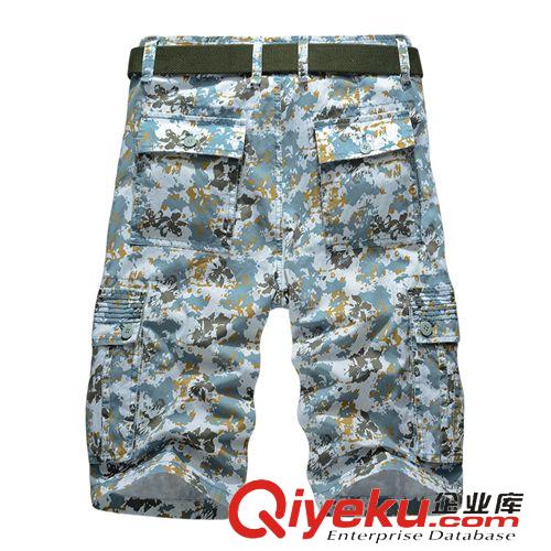New!工裝短褲 男短褲2015夏季新款 復古小清新迷彩風男式休閑褲 全棉大碼5分褲